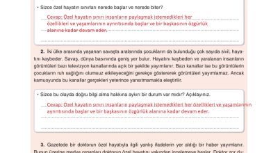 7. Sınıf Yıldırım Yayınları Sosyal Bilgiler Ders Kitabı Sayfa 36 Cevapları