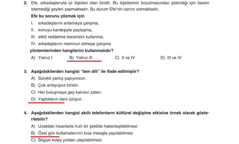 7. Sınıf Yıldırım Yayınları Sosyal Bilgiler Ders Kitabı Sayfa 41 Cevapları