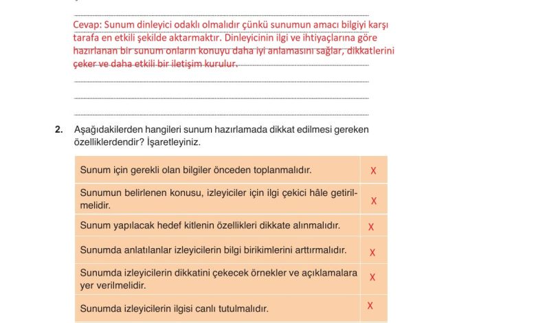 9. Sınıf Meb Yayınları Türkçe Ders Kitabı Sayfa 125 Cevapları