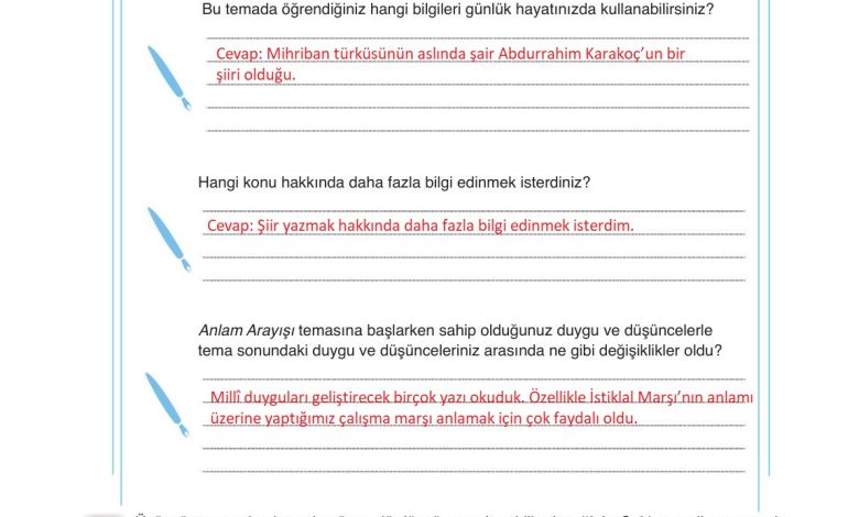 9. Sınıf Meb Yayınları Türkçe Ders Kitabı Sayfa 149 Cevapları