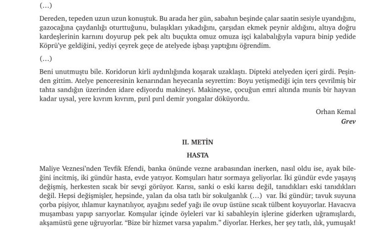 9. Sınıf Meb Yayınları Türkçe Ders Kitabı Sayfa 165 Cevapları