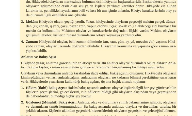 9. Sınıf Meb Yayınları Türkçe Ders Kitabı Sayfa 169 Cevapları