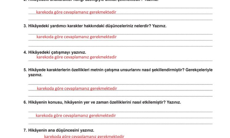 9. Sınıf Meb Yayınları Türkçe Ders Kitabı Sayfa 207 Cevapları