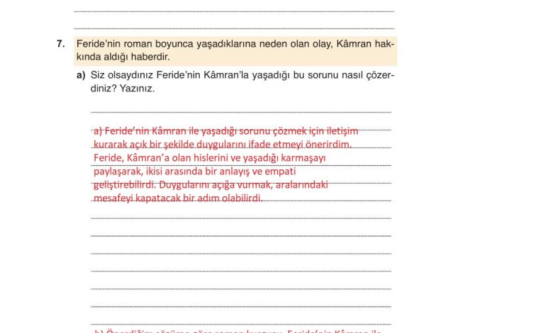 9. Sınıf Meb Yayınları Türkçe Ders Kitabı Sayfa 229 Cevapları