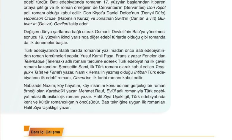 9. Sınıf Meb Yayınları Türkçe Ders Kitabı Sayfa 231 Cevapları