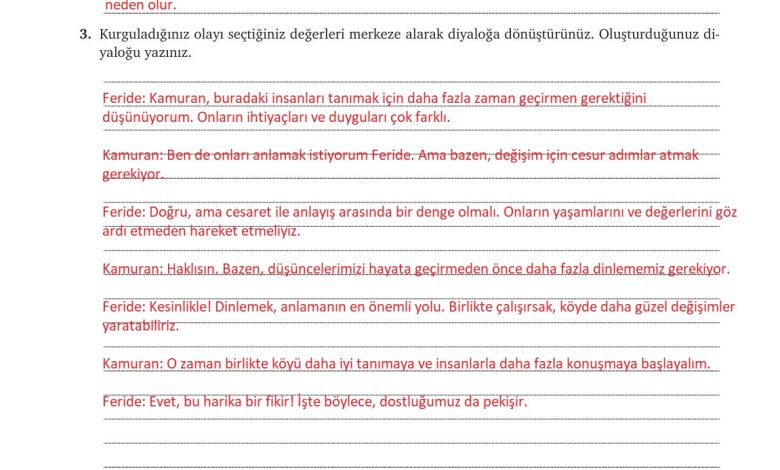 9. Sınıf Meb Yayınları Türkçe Ders Kitabı Sayfa 247 Cevapları