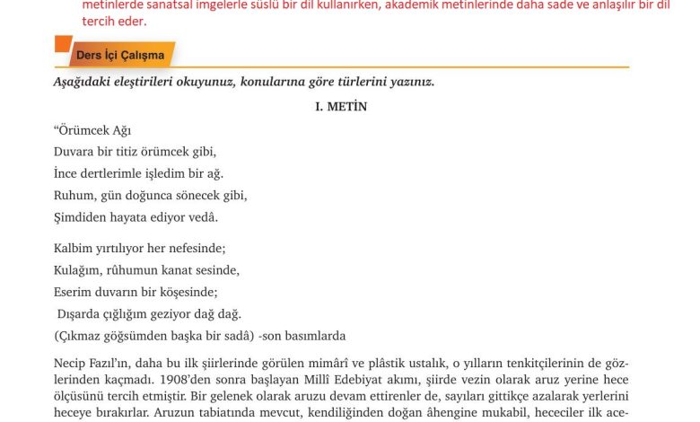 9. Sınıf Meb Yayınları Türkçe Ders Kitabı Sayfa 274 Cevapları