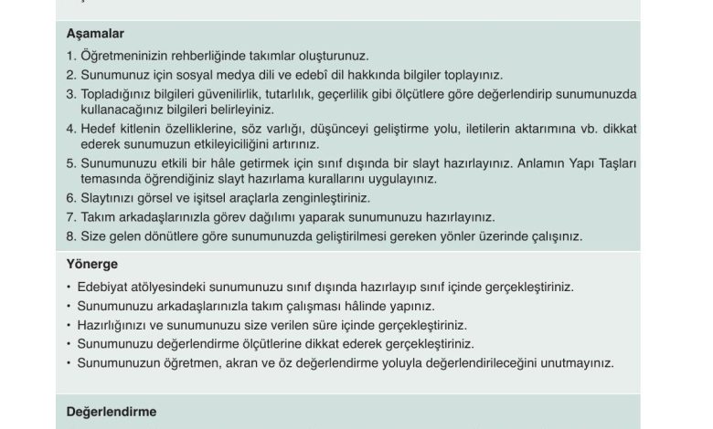 9. Sınıf Meb Yayınları Türkçe Ders Kitabı Sayfa 280 Cevapları