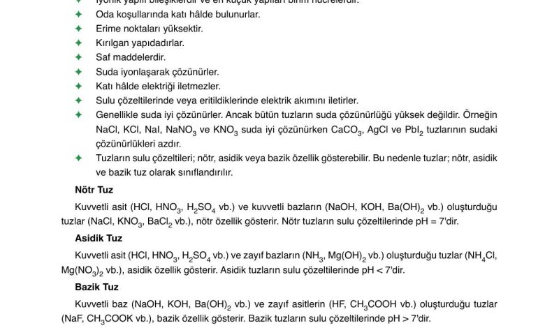 10. Sınıf Ata Yayıncılık Kimya Ders Kitabı Sayfa 160 Cevapları