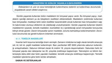 10. Sınıf Ata Yayıncılık Kimya Ders Kitabı Sayfa 170 Cevapları