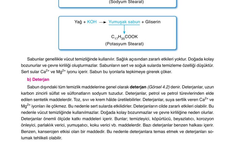 10. Sınıf Ata Yayıncılık Kimya Ders Kitabı Sayfa 171 Cevapları