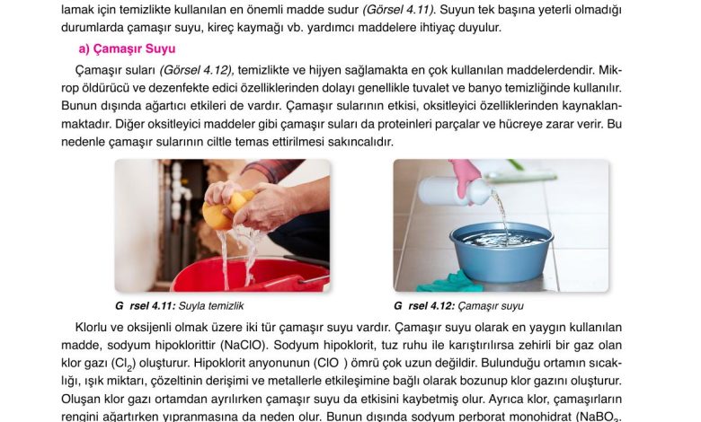 10. Sınıf Ata Yayıncılık Kimya Ders Kitabı Sayfa 175 Cevapları