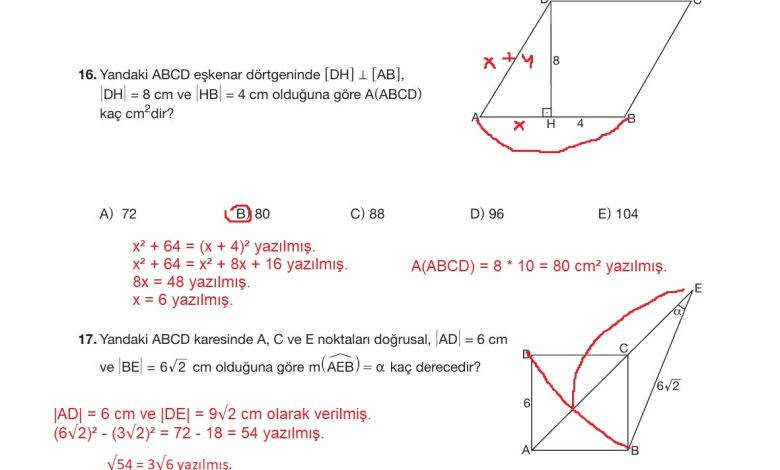 10. Sınıf Hecce Yayıncılık Matematik Ders Kitabı Sayfa 307 Cevapları