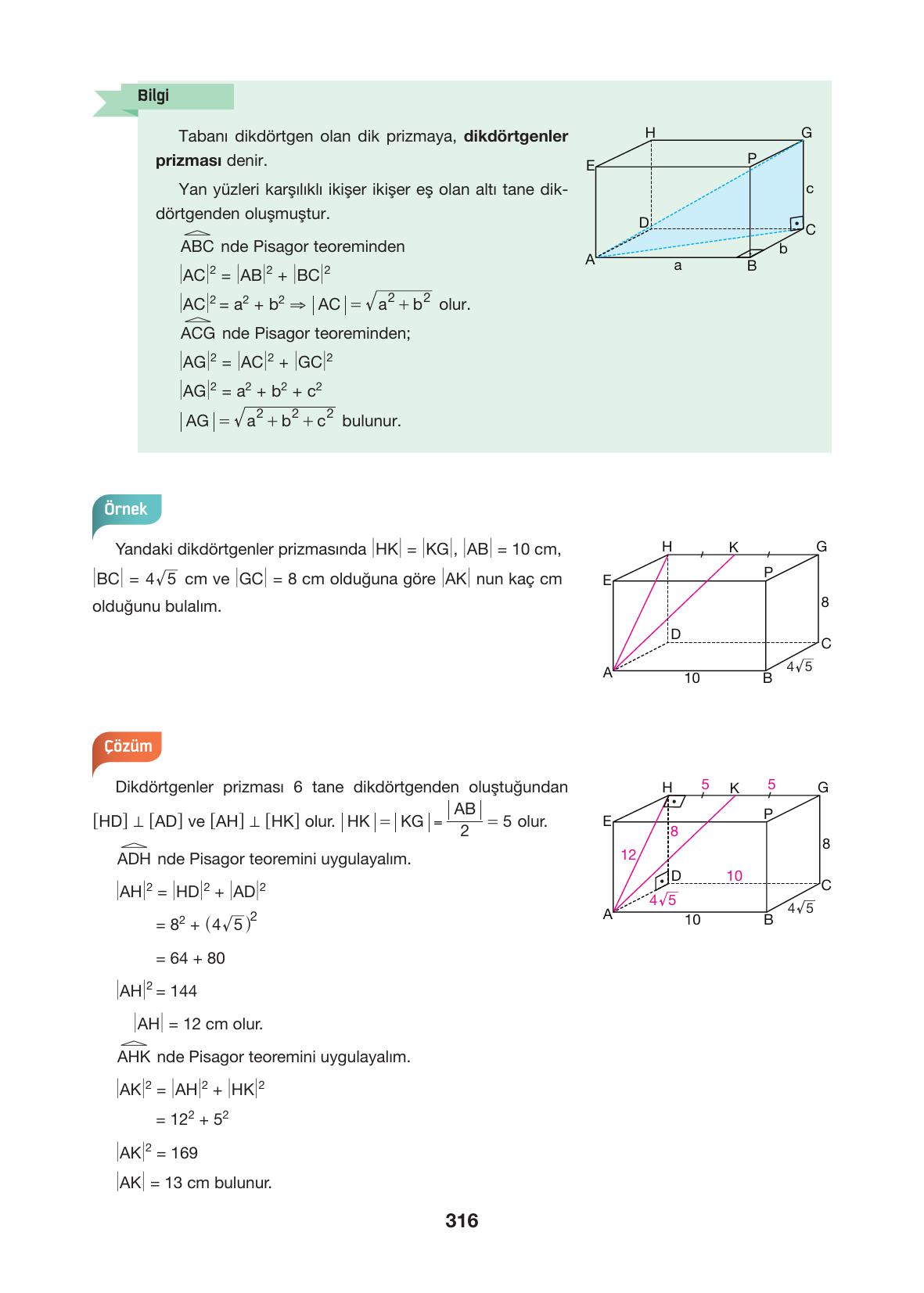 10. Sınıf Hecce Yayıncılık Matematik Ders Kitabı Sayfa 316 Cevapları