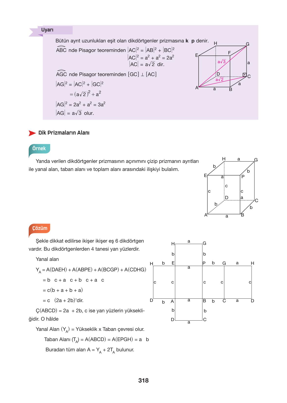 10. Sınıf Hecce Yayıncılık Matematik Ders Kitabı Sayfa 318 Cevapları