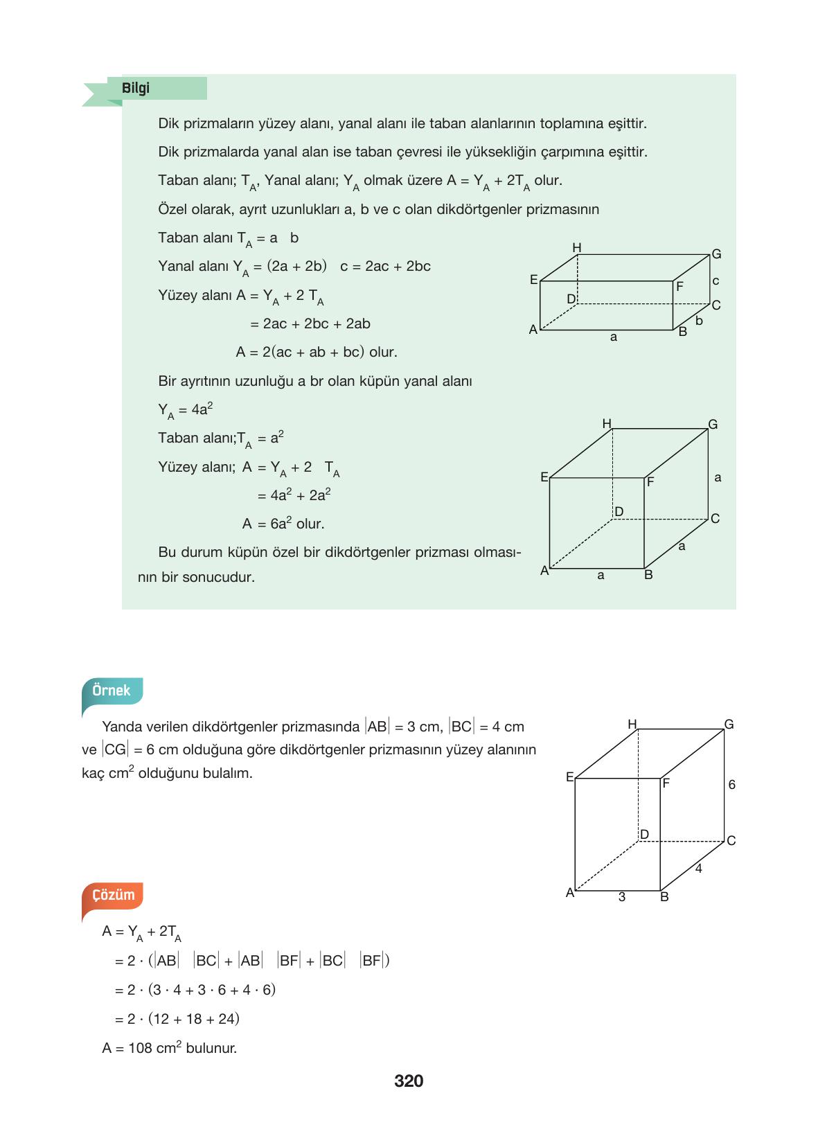 10. Sınıf Hecce Yayıncılık Matematik Ders Kitabı Sayfa 320 Cevapları