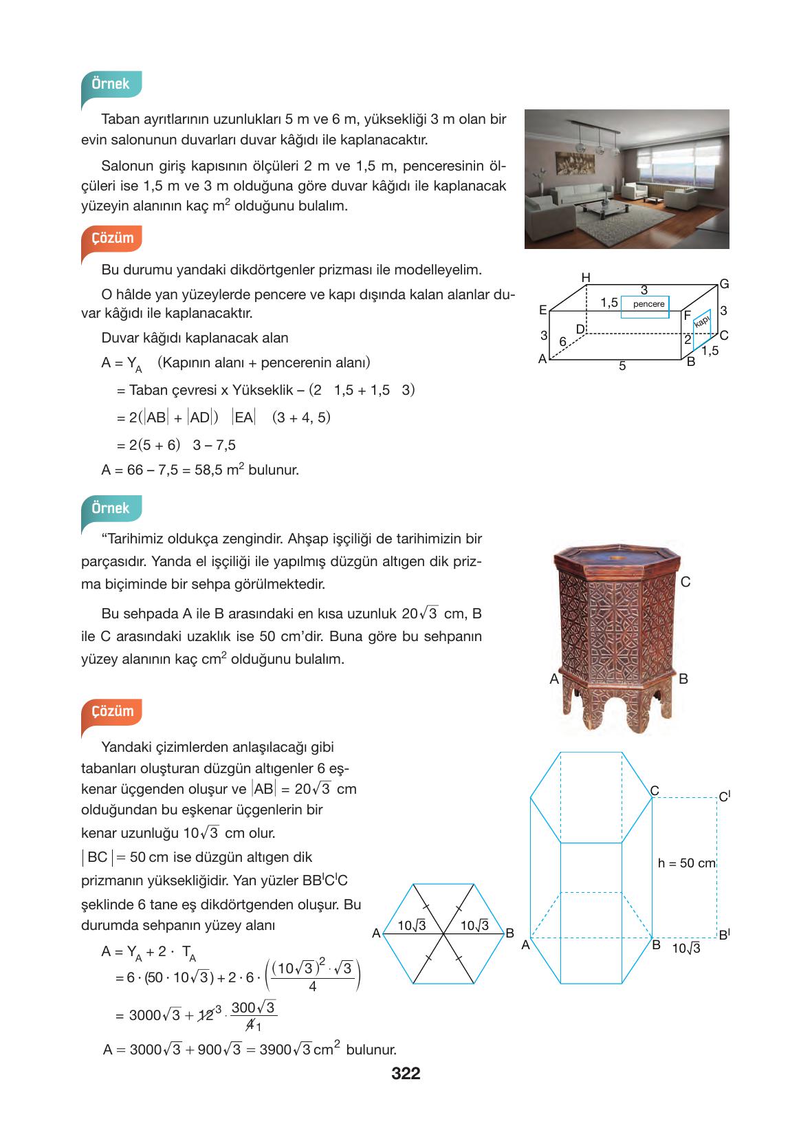 10. Sınıf Hecce Yayıncılık Matematik Ders Kitabı Sayfa 322 Cevapları