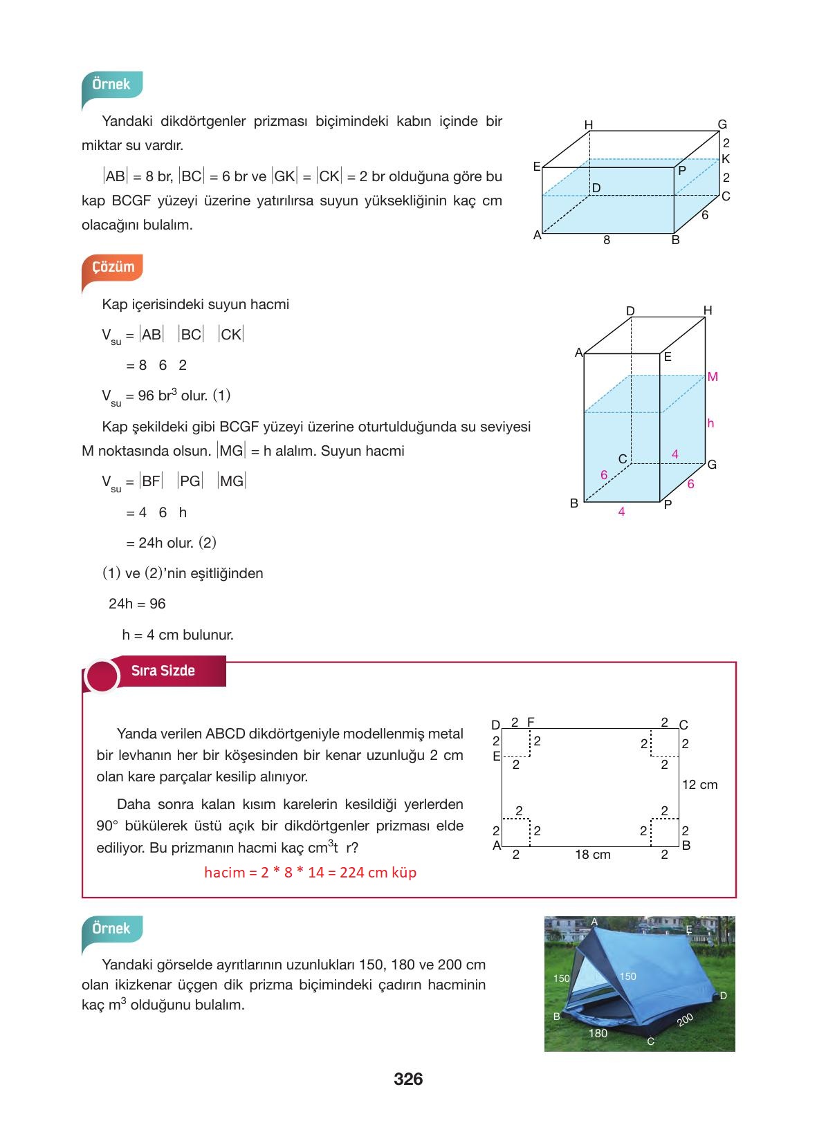 10. Sınıf Hecce Yayıncılık Matematik Ders Kitabı Sayfa 326 Cevapları