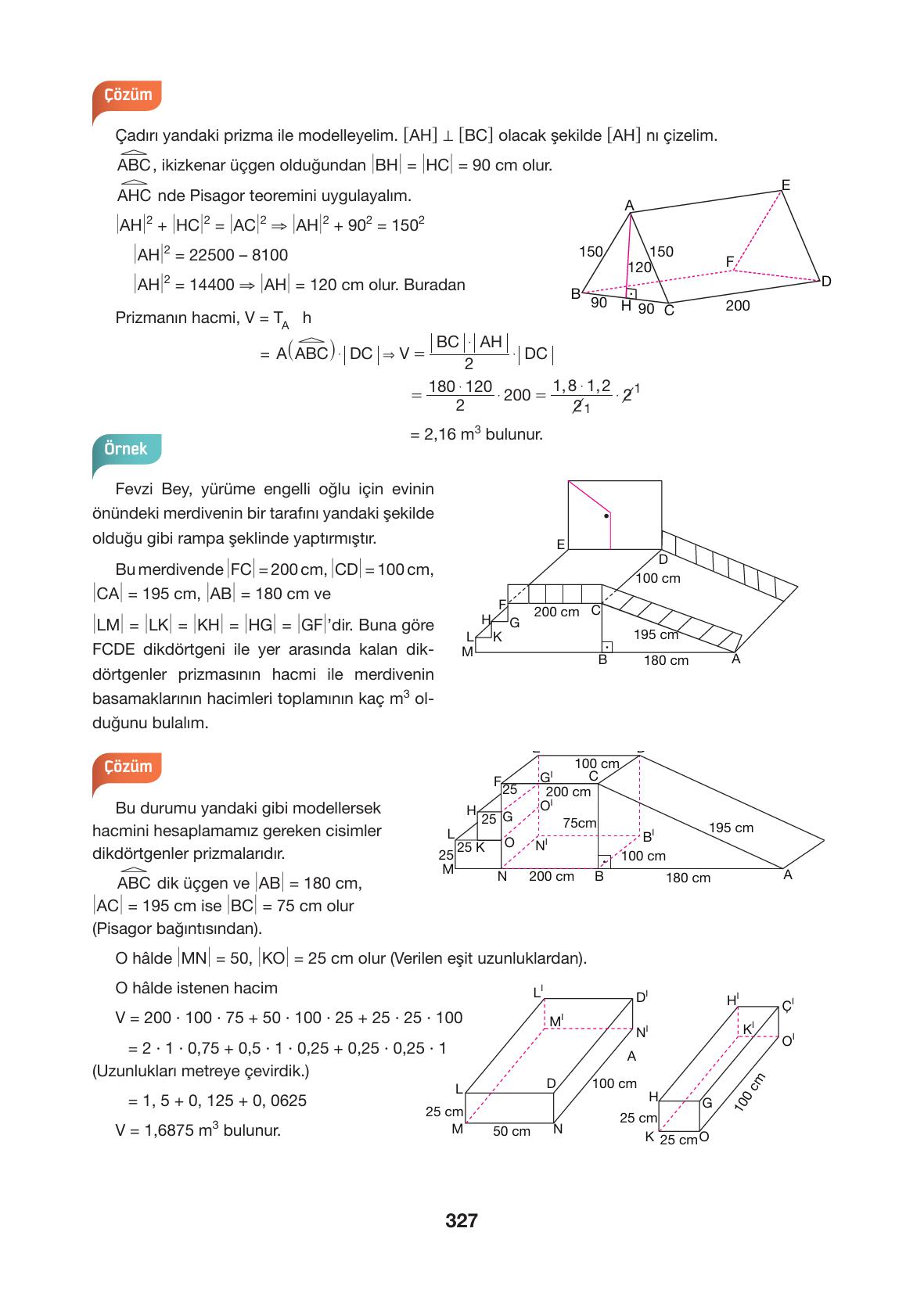 10. Sınıf Hecce Yayıncılık Matematik Ders Kitabı Sayfa 327 Cevapları