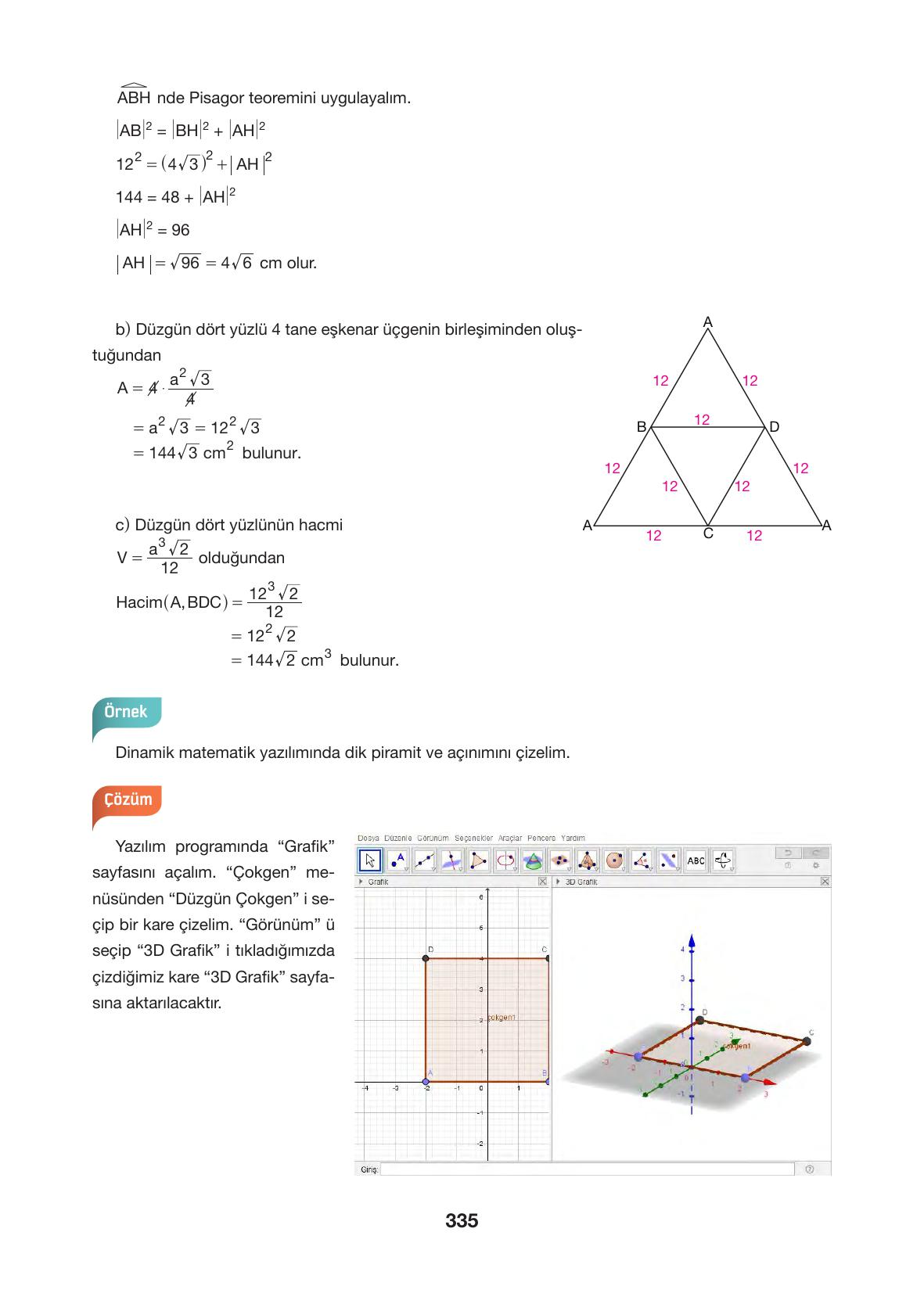 10. Sınıf Hecce Yayıncılık Matematik Ders Kitabı Sayfa 335 Cevapları