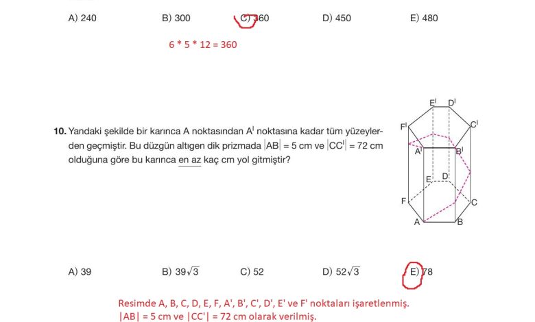 10. Sınıf Hecce Yayıncılık Matematik Ders Kitabı Sayfa 344 Cevapları