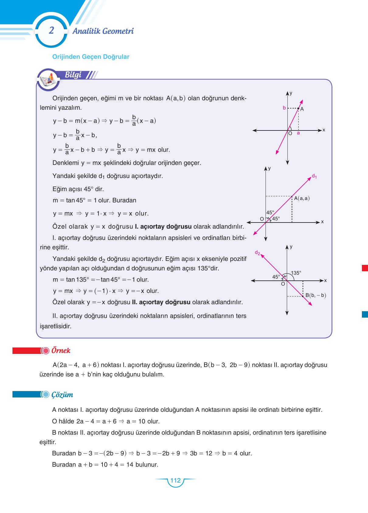 11. Sınıf Sdr Dikey Yayıncılık Matematik Ders Kitabı Sayfa 112 Cevapları