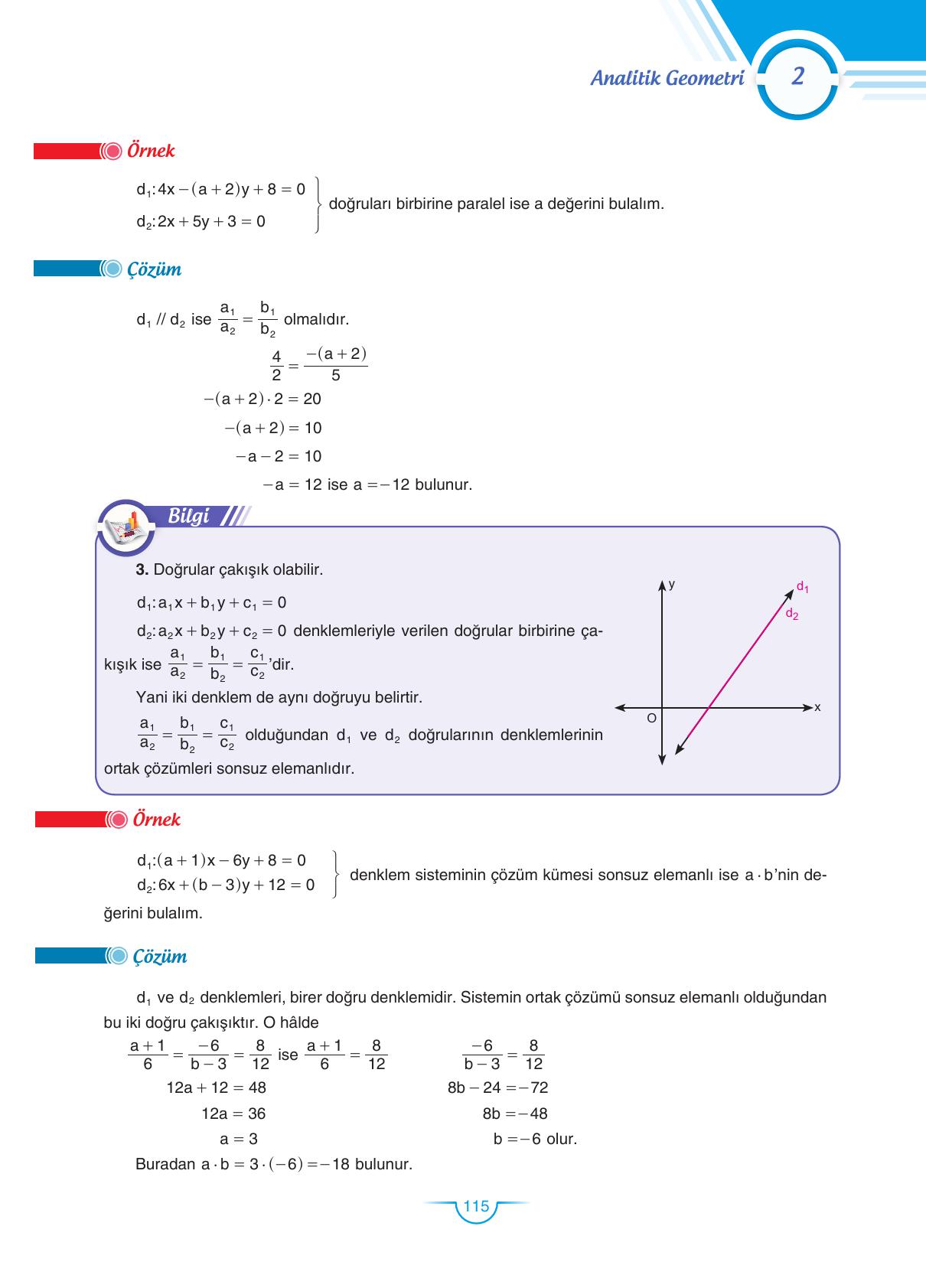 11. Sınıf Sdr Dikey Yayıncılık Matematik Ders Kitabı Sayfa 115 Cevapları