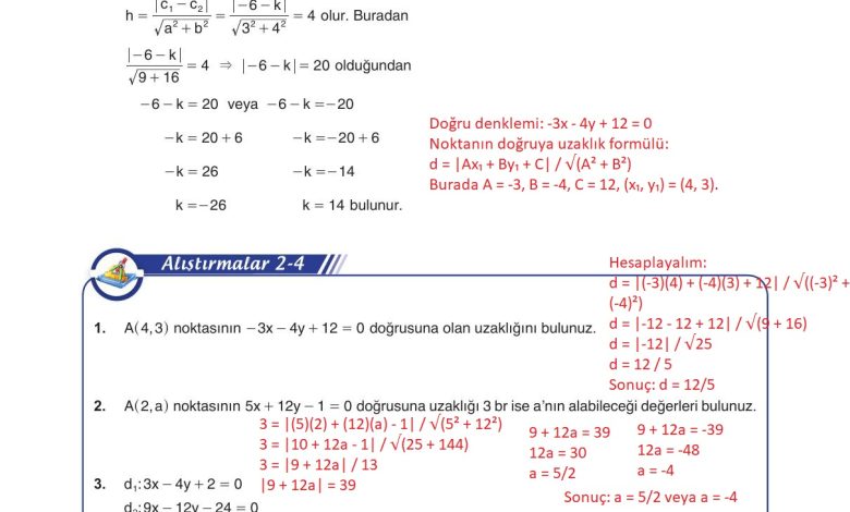 11. Sınıf Sdr Dikey Yayıncılık Matematik Ders Kitabı Sayfa 121 Cevapları