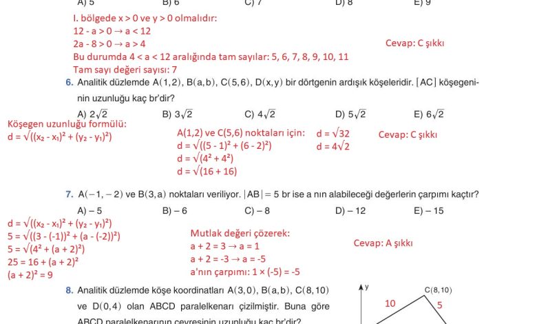 11. Sınıf Sdr Dikey Yayıncılık Matematik Ders Kitabı Sayfa 123 Cevapları