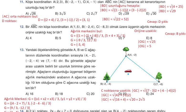 11. Sınıf Sdr Dikey Yayıncılık Matematik Ders Kitabı Sayfa 124 Cevapları