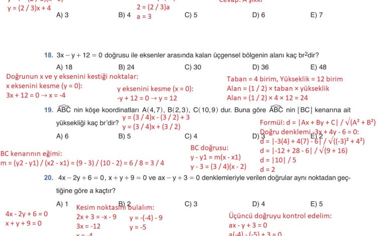 11. Sınıf Sdr Dikey Yayıncılık Matematik Ders Kitabı Sayfa 125 Cevapları