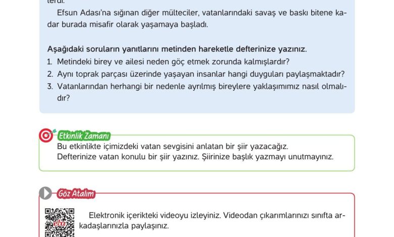 4. Sınıf Hecce Yayıncılık İnsan Hakları Yurttaşlık Ve Demokrasi Ders Kitabı Sayfa 89 Cevapları