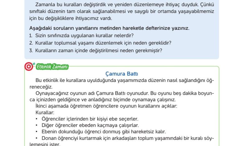 4. Sınıf Hecce Yayıncılık İnsan Hakları Yurttaşlık Ve Demokrasi Ders Kitabı Sayfa 75 Cevapları