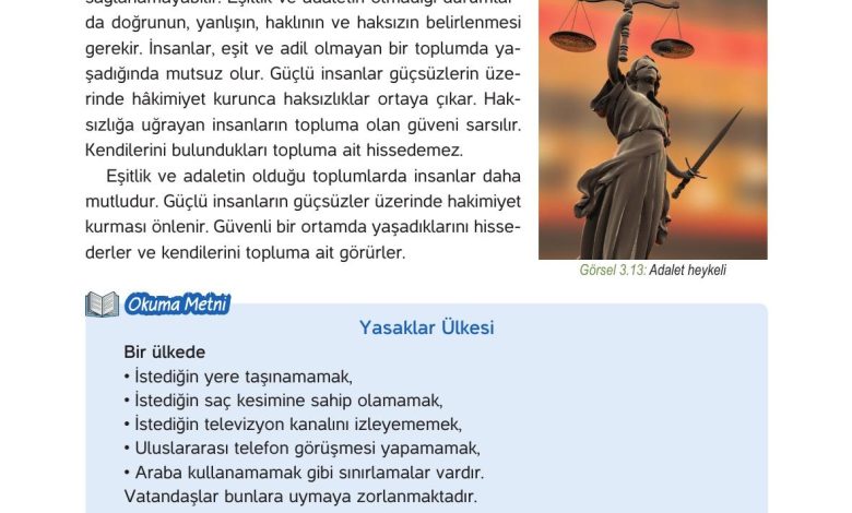 4. Sınıf Hecce Yayıncılık İnsan Hakları Yurttaşlık Ve Demokrasi Ders Kitabı Sayfa 52 Cevapları