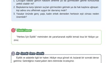 4. Sınıf Hecce Yayıncılık İnsan Hakları Yurttaşlık Ve Demokrasi Ders Kitabı Sayfa 49 Cevapları