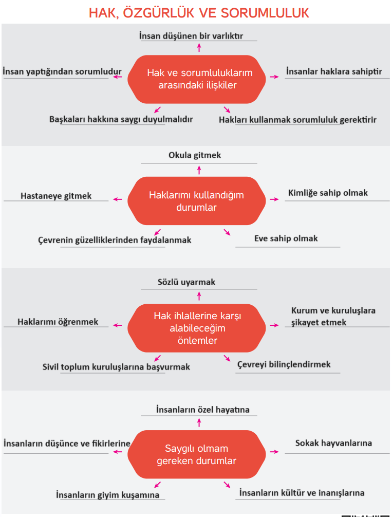 4. Sınıf Hecce Yayıncılık İnsan Hakları Yurttaşlık Ve Demokrasi Ders Kitabı Sayfa 41 Cevapları