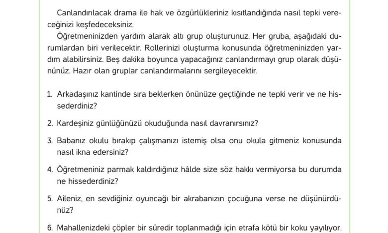 4. Sınıf Hecce Yayıncılık İnsan Hakları Yurttaşlık Ve Demokrasi Ders Kitabı Sayfa 31 Cevapları