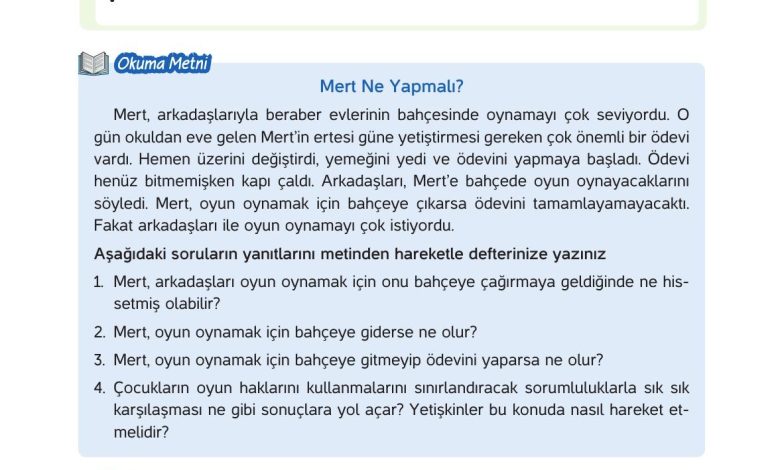 4. Sınıf Hecce Yayıncılık İnsan Hakları Yurttaşlık Ve Demokrasi Ders Kitabı Sayfa 17 Cevapları