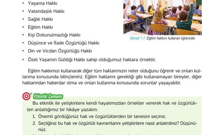 4. Sınıf Hecce Yayıncılık İnsan Hakları Yurttaşlık Ve Demokrasi Ders Kitabı Sayfa 13 Cevapları