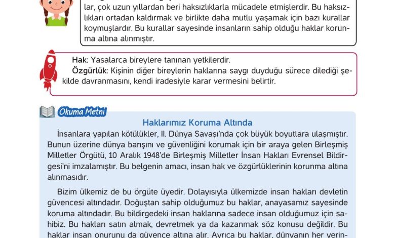 4. Sınıf Hecce Yayıncılık İnsan Hakları Yurttaşlık Ve Demokrasi Ders Kitabı Sayfa 12 Cevapları