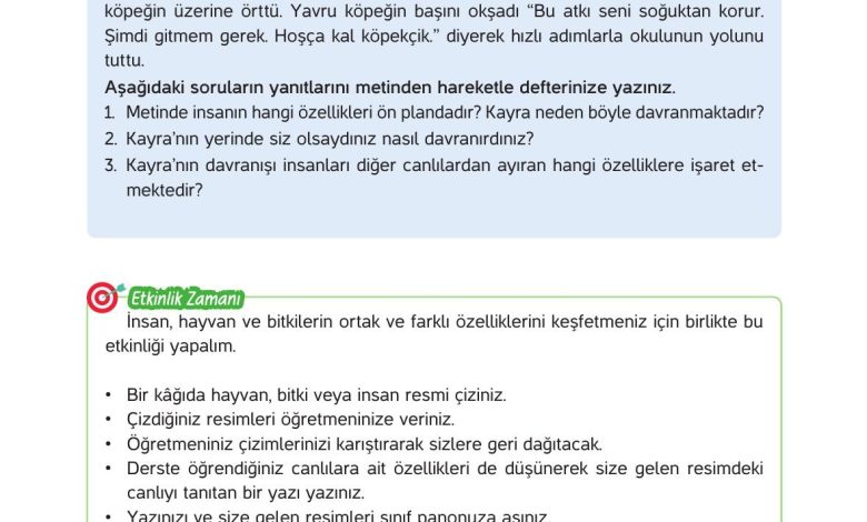 4. Sınıf Hecce Yayıncılık İnsan Hakları Yurttaşlık Ve Demokrasi Ders Kitabı Sayfa 11 Cevapları