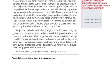 5. Sınıf Meb Yayınları 2. Kitap Ahlak Ve Vatandaşlık Eğitimi Ders Kitabı Sayfa 145 Cevapları