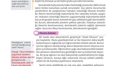 5. Sınıf Meb Yayınları 2. Kitap Ahlak Ve Vatandaşlık Eğitimi Ders Kitabı Sayfa 132 Cevapları