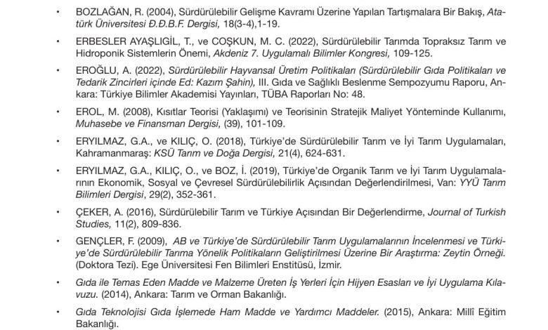 10. Sınıf Meb Yayınları Sürdürülebilir Tarım Ve Gıda Güvenliği Ders Kitabı Sayfa 135 Cevapları