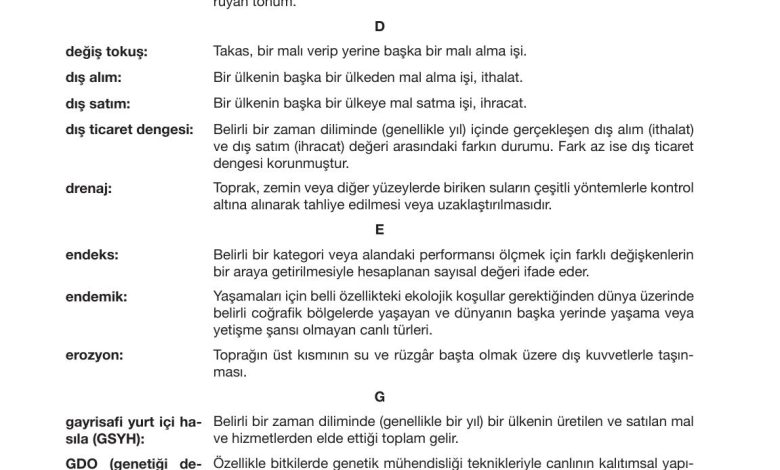 10. Sınıf Meb Yayınları Sürdürülebilir Tarım Ve Gıda Güvenliği Ders Kitabı Sayfa 132 Cevapları