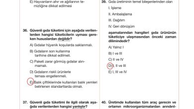 10. Sınıf Meb Yayınları Sürdürülebilir Tarım Ve Gıda Güvenliği Ders Kitabı Sayfa 109 Cevapları