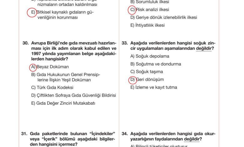 10. Sınıf Meb Yayınları Sürdürülebilir Tarım Ve Gıda Güvenliği Ders Kitabı Sayfa 108 Cevapları