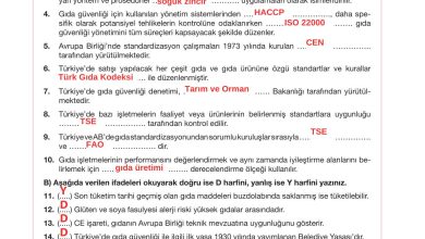 10. Sınıf Meb Yayınları Sürdürülebilir Tarım Ve Gıda Güvenliği Ders Kitabı Sayfa 106 Cevapları