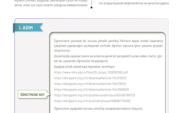 11. Sınıf Meb Yayınları İklim Çevre Ve Yenilikçi Çözümler Ders Kitabı Sayfa 180 Cevapları