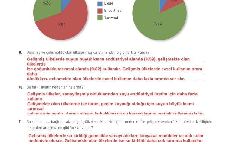 11. Sınıf Meb Yayınları İklim Çevre Ve Yenilikçi Çözümler Ders Kitabı Sayfa 142 Cevapları